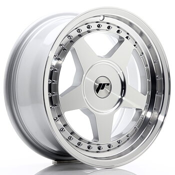 16" JR Wheels JR6 - Silver Machined Face