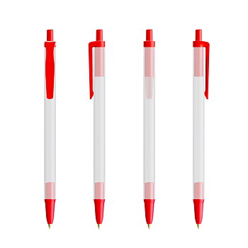 Penna BIC® Clic Stic Ecolution Ballpen Frosted, 4 färger