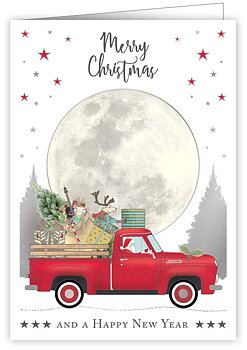 Full Moon Xmas, Greeting Card