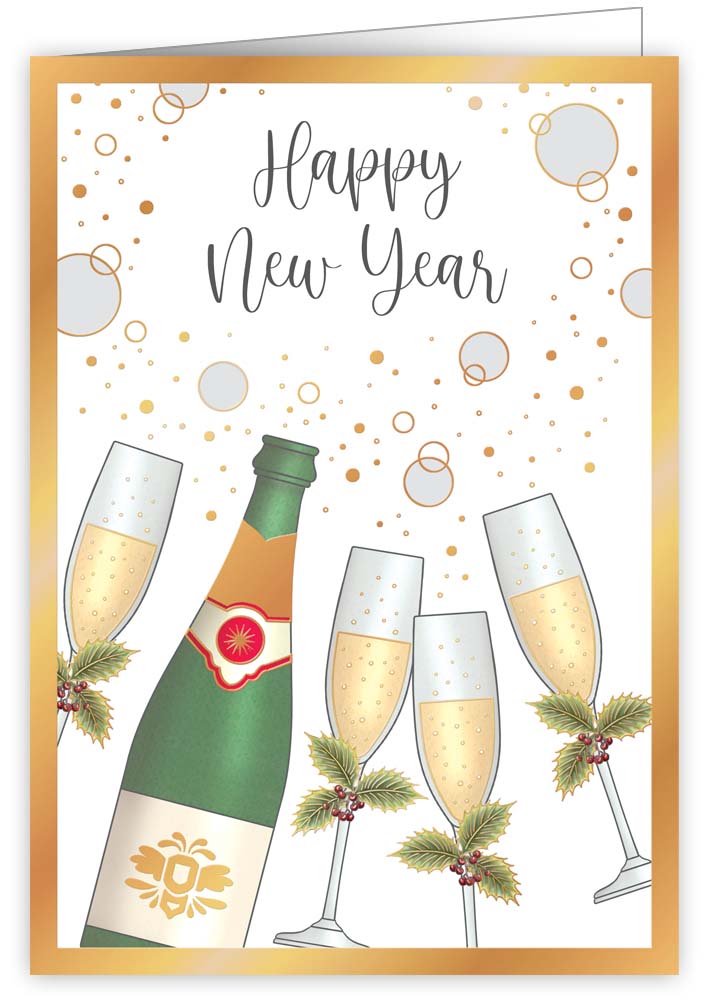 Champagne, Greeting Card