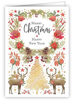 Merry Christmas Reindeer, Minicard