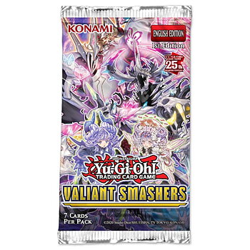 1 st Yu-Gi-Oh! - Valiant Smashers - Booster (7 Cards)