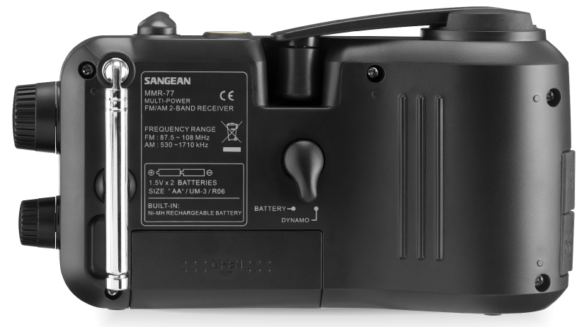 Sangean Strömlös Radio Fm/am - 3