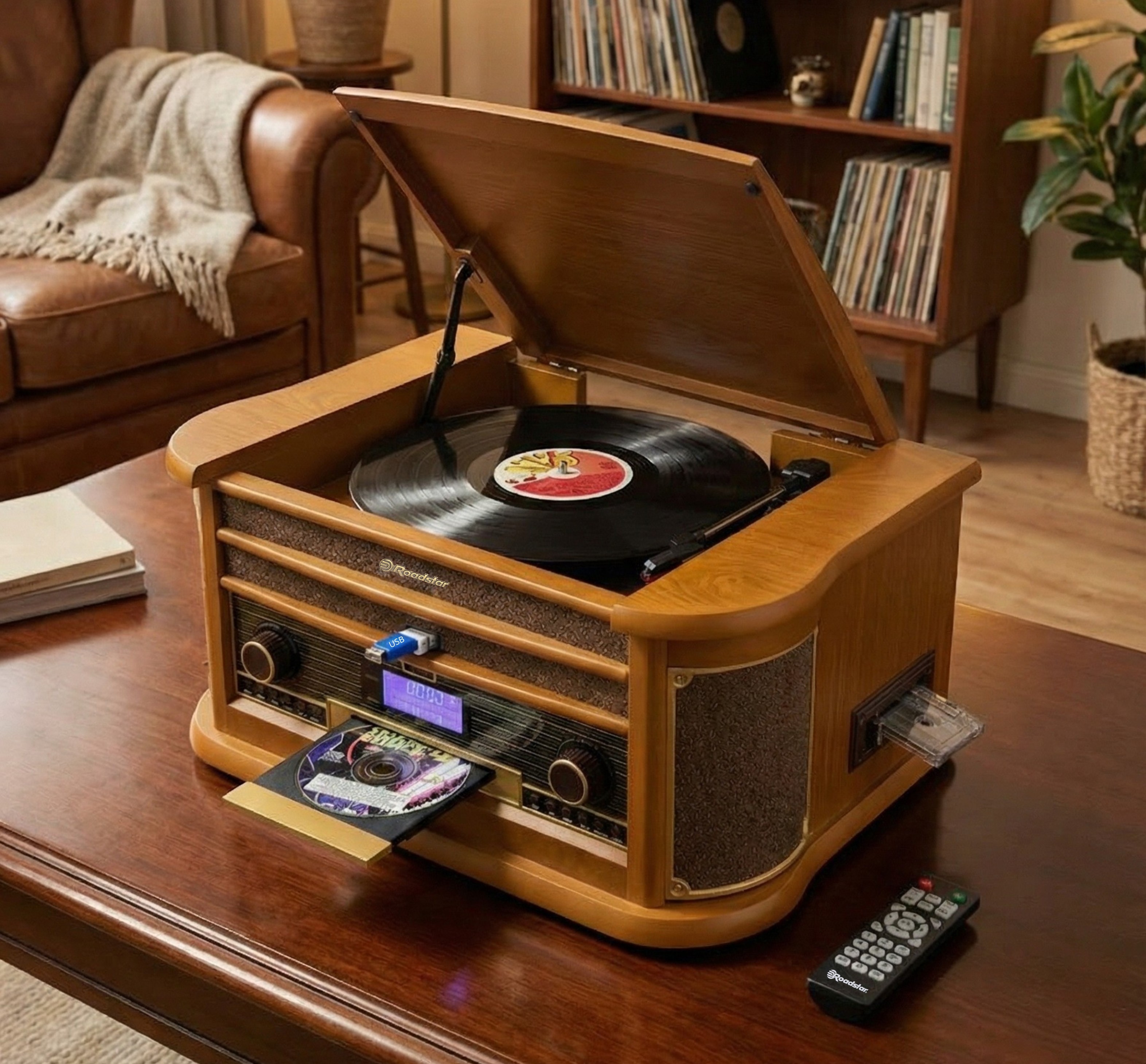 Roadstar Vintage DAB musik C - 2