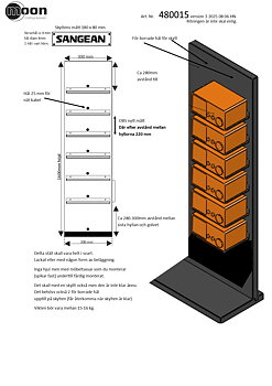 Displayställ Sangean WR11BT