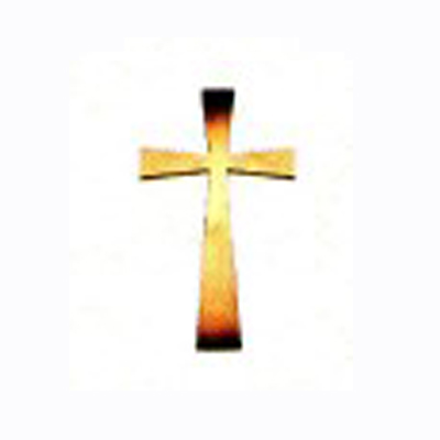 Leicht gebogenes Kreuz