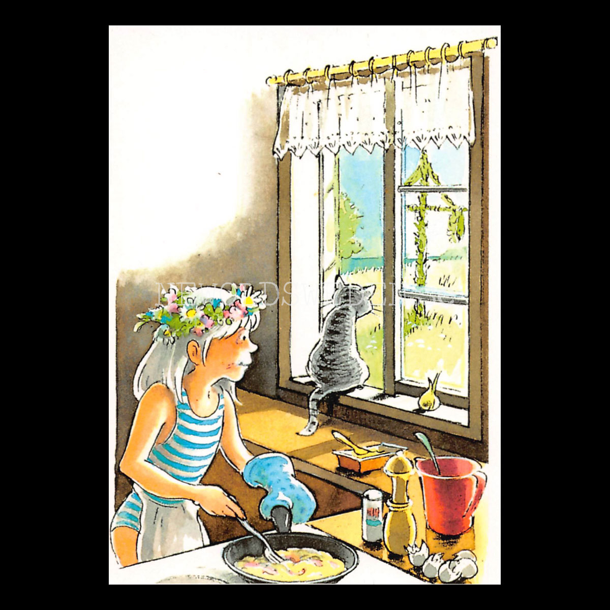 Pomonas Födelsedagsbok Görel Kristina Näslund - Gunilla Hansson - Vykort - 525