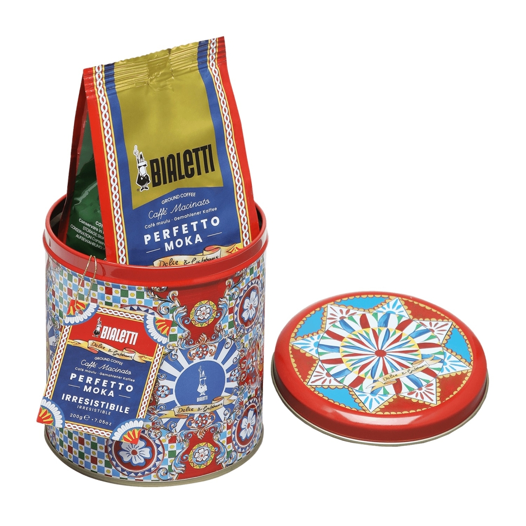 Bialetti Dolce & Gabbana  Mokakaffe Plåtburk