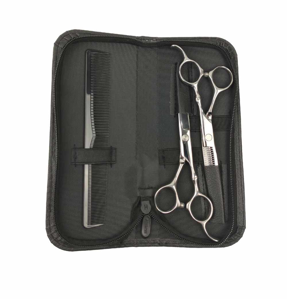 Hairdressing Scissors &amp; Thinning Scissors Deluxe Hairdressing Set + Free Apron - 8