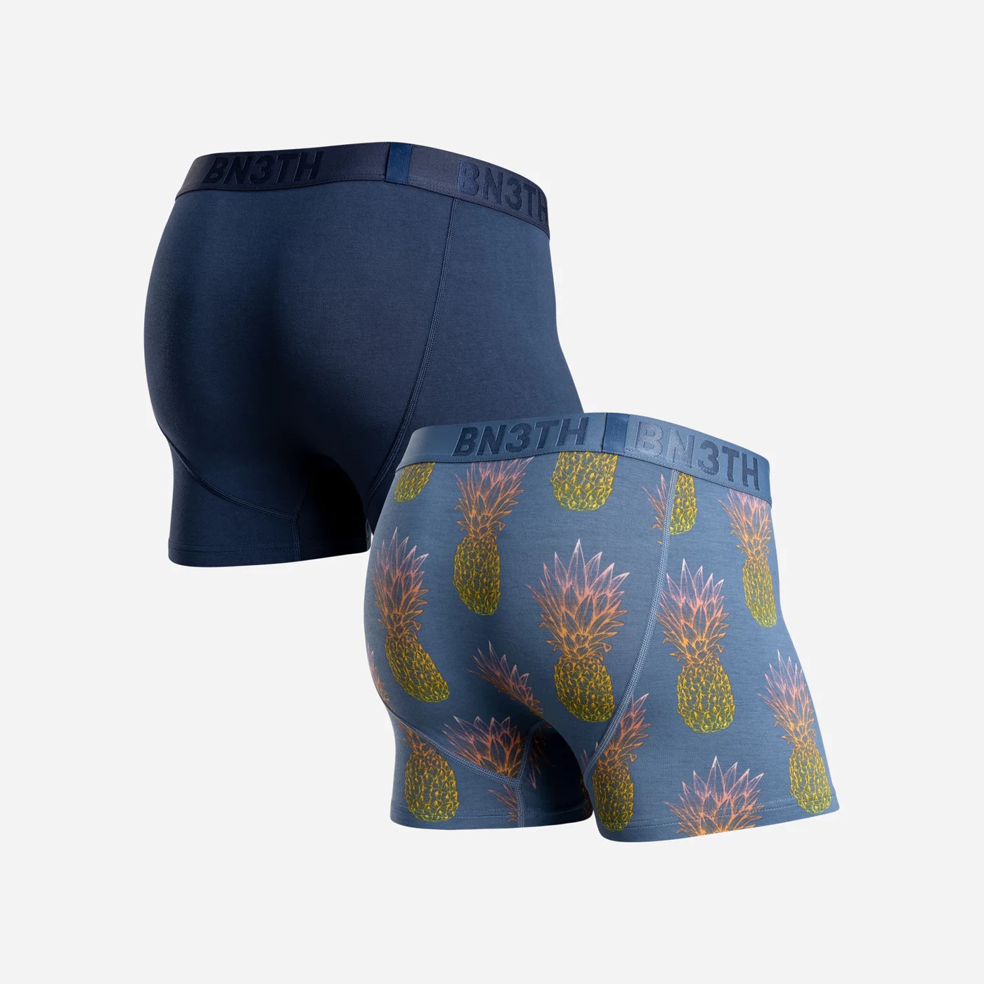 CLASSIC TRUNK 2 PACK PRINT - NAVY/PINEAPPLE FADE FOG - 2