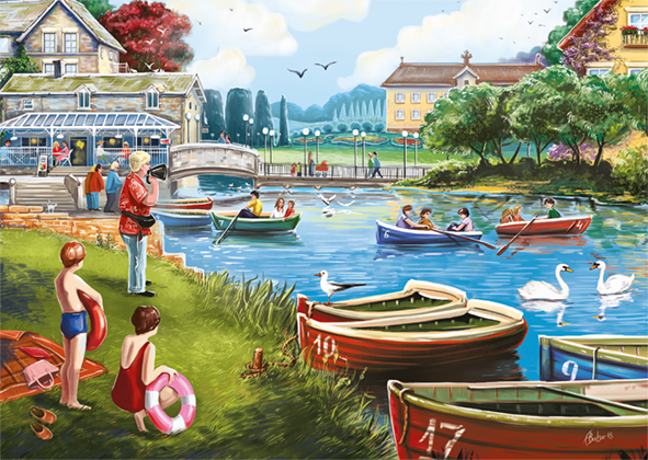 The Boating Lake 1000 Bitar Jumbo