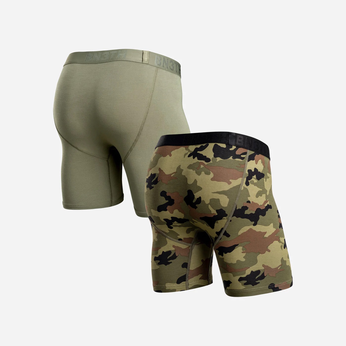 CLASSIC BOXER BRIEF PRINT - 2 PACK PR. PINE/CAMO GREEN - 2