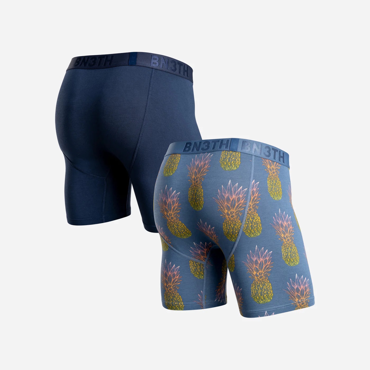 CLASSIC BOXER BRIEF PRINT - 2 PACK PR. NAVY/PINEAPPLE FADE FOG - 2