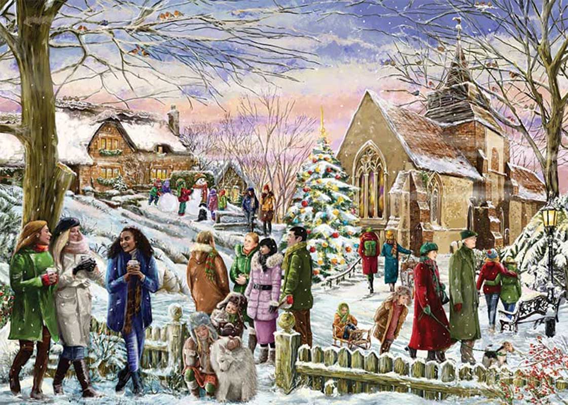 Festive Village 1000 Bitar Jumbo