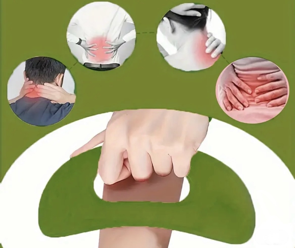 Gua Sha -Massageverktyg  med handtag - 2