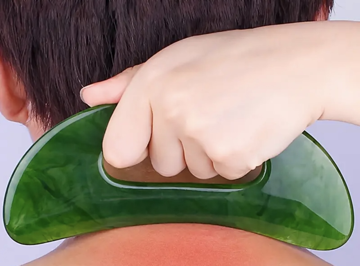 Gua Sha -Massageverktyg  med handtag - 4