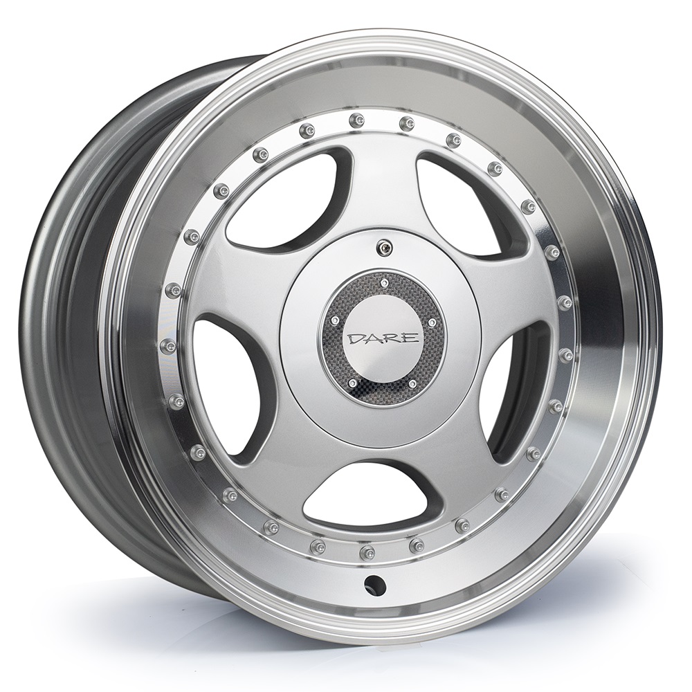 15" DARE F5-SL - SILVER POLISHED LIP