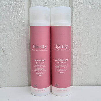 Hjärtligt Paket Färg & UV Schampo & Balsam