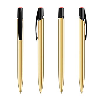 Penna BIC®Media Clic Shine Ballpen, 2 färger 