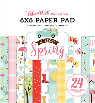 ECHO PARK PAPER-Welcome Spring 6x6 Inch Paper Pad