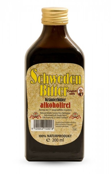 Schwedenbitter 200ml utan alkohol - Maria Treben