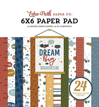 ECHO PARK PAPER-Dream Big Little Boy 6x6 Inch Paper Pad 