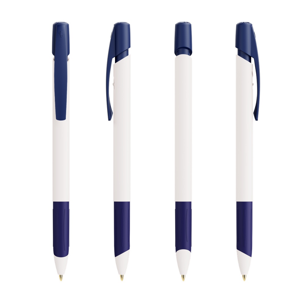 Penna BIC®Media Clic Grip ECOlution Ballpen, 4 färger 