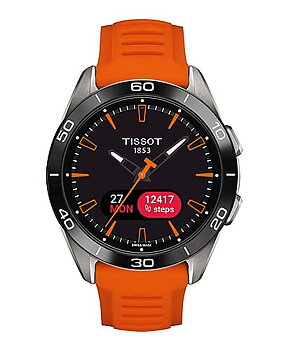 T153.420.47.051.02 Tissot T-Touch Connect sport 43,75 orange gummiband