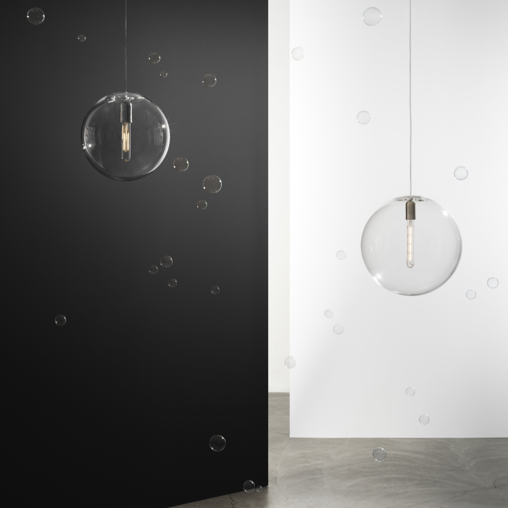 Luna lampa Klarglas - Flera storlekar - 6