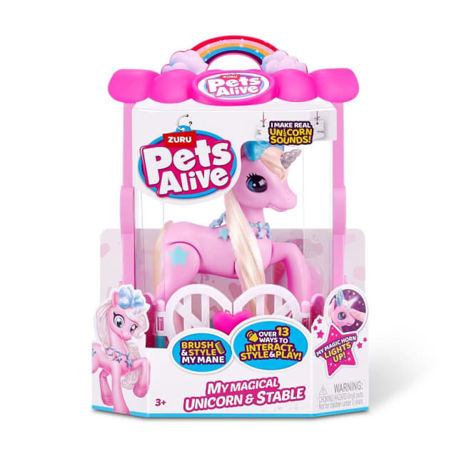 Zuru Pets Alive My Magical Unicorn and Stable