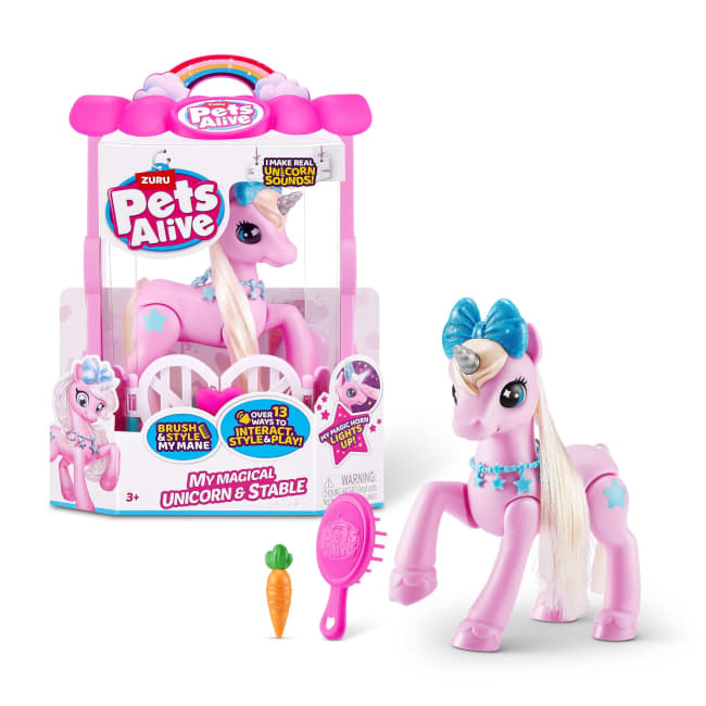 Zuru Pets Alive My Magical Unicorn and Stable - 3