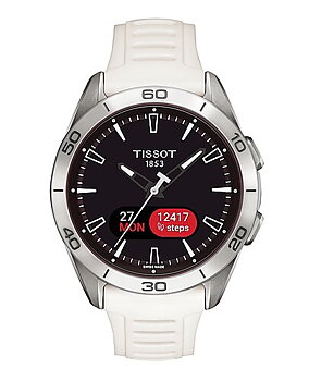 T153.420.47.051.03 Tissot T-Touch Connect sport 43,75 vitt gummiband