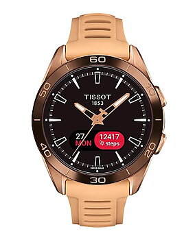 T153.420.47.051.05 Tissot T-Touch Connect sport 43,75 brons gummiband