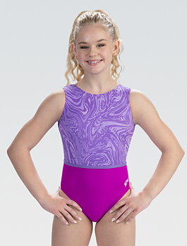 Marble Swirl Tank Leotard , två färger