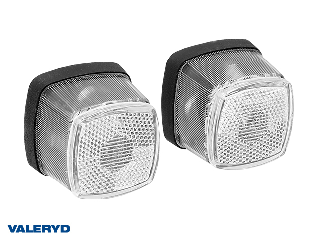 Positionsljus Aspöck/Saw/Hella 62x62x40 med reflex (2-pack)