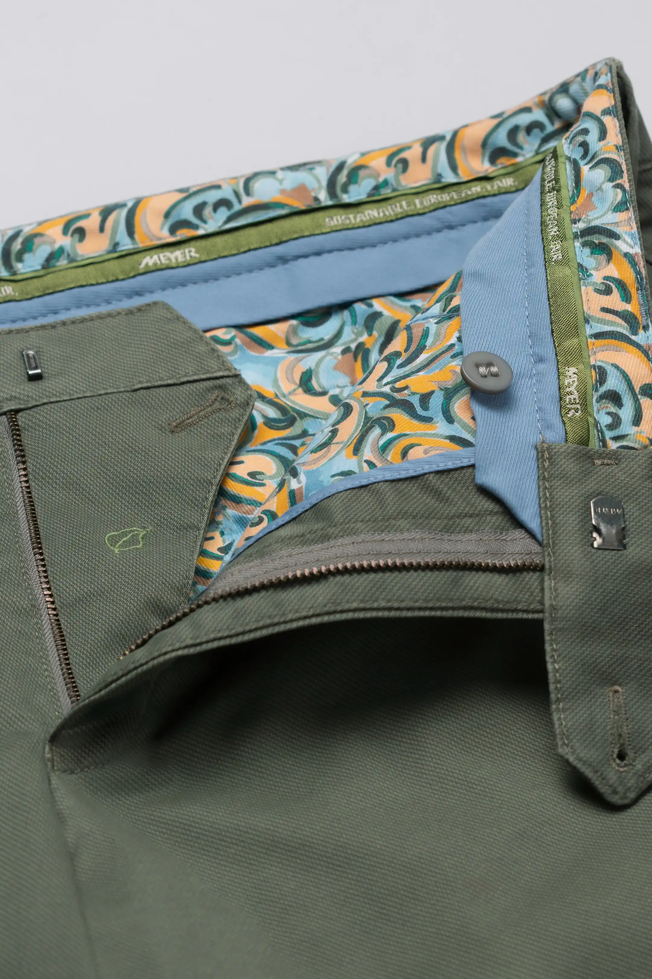 Meyer - Bonn Micro Print - Olive - 4