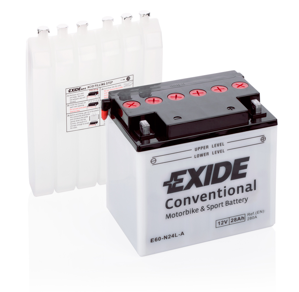 Startbatteri E60-N24L-A 12V 28Ah
