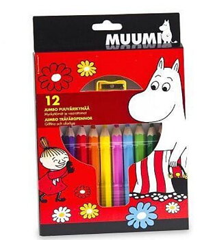 Moomin Jumbo Felt Tip Pens 12-Pack