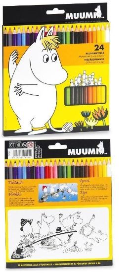 Mumin Träfärgpennor 24-Pack - 2