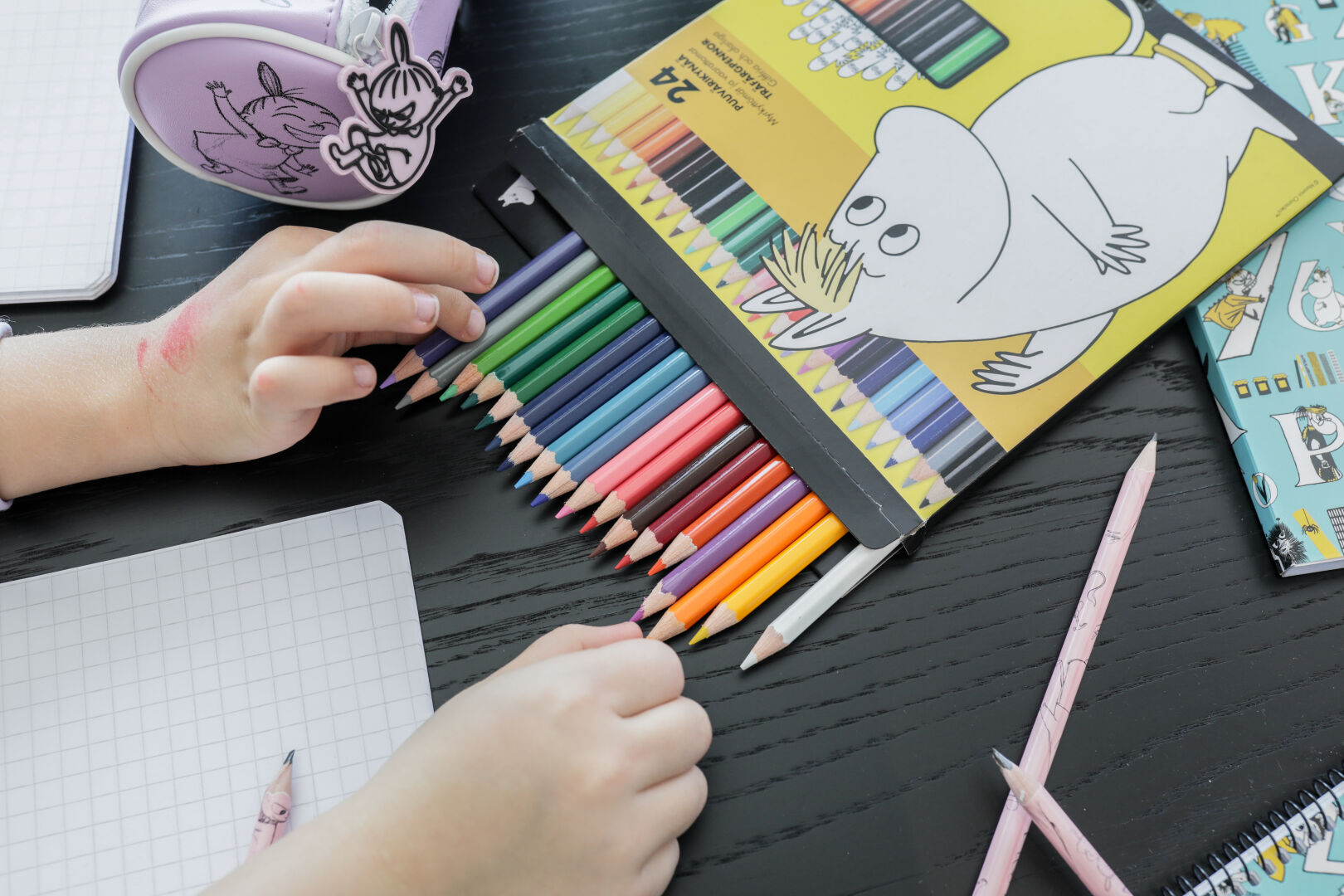 Mumin Träfärgpennor 24-Pack - 3