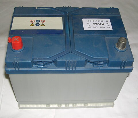 Batteri 12V-80 AMP.