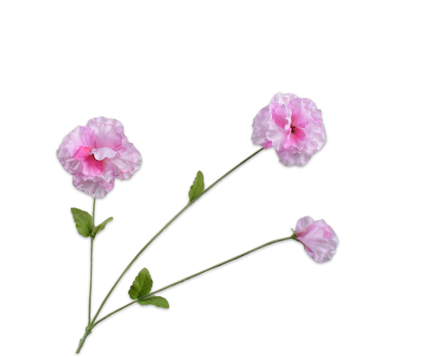 Silkka Flower Pansy Pink 66cm
