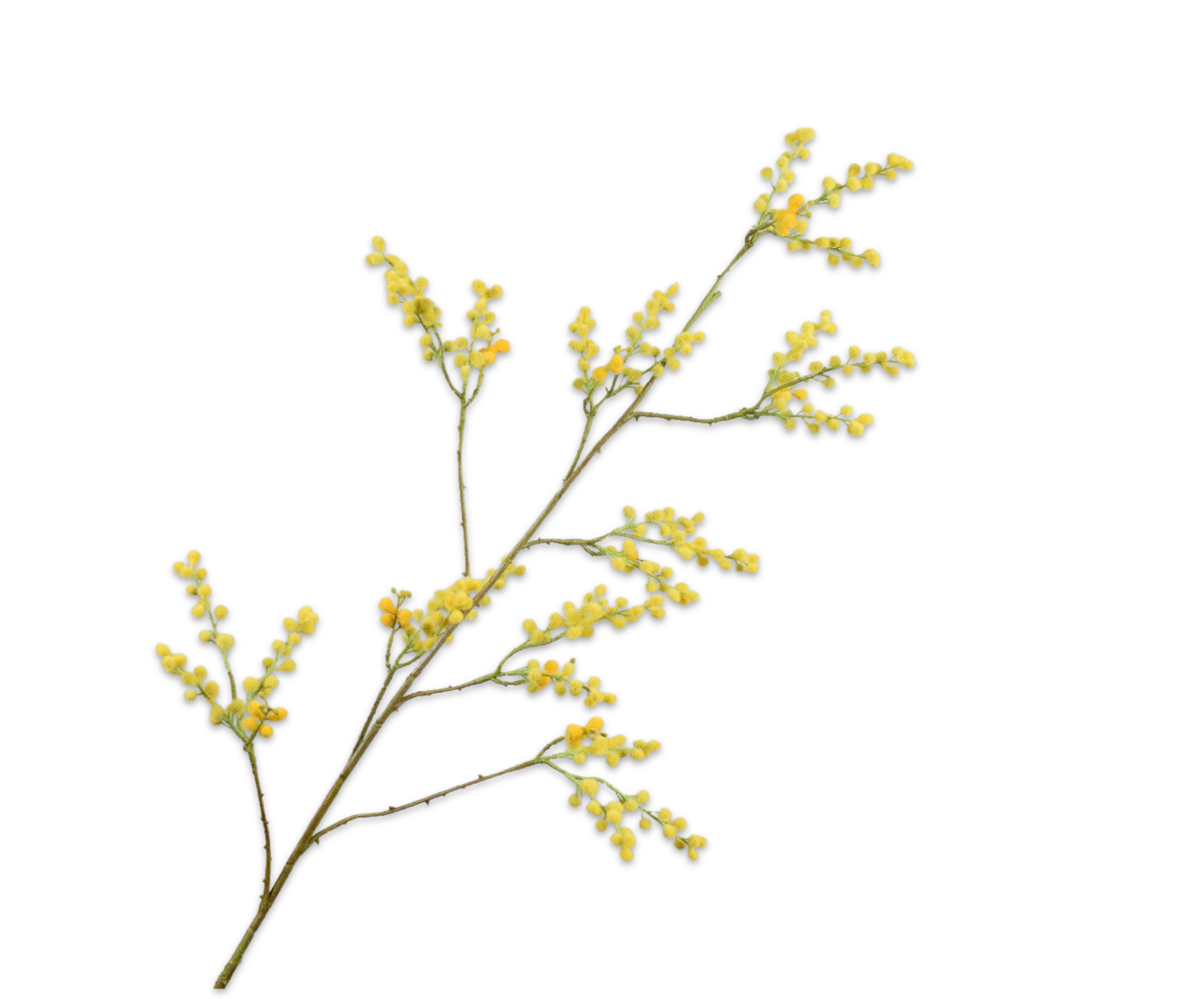 Silkka Flower Mimosa Yellow 122 cm