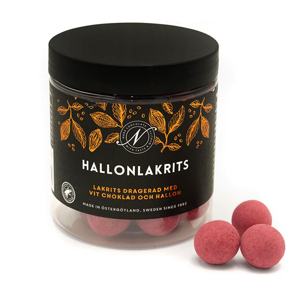 Narr Chocolate Lakrits Hallon, 150 g