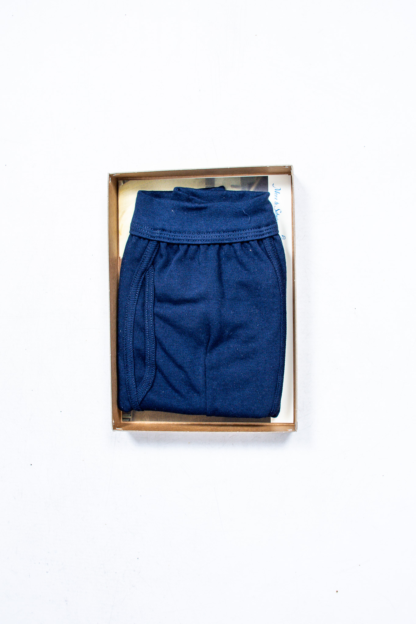 Merz B. Schwanen - 254 Loopwheeled T-Boxer Brief 8.6oz Ink Blue - 2
