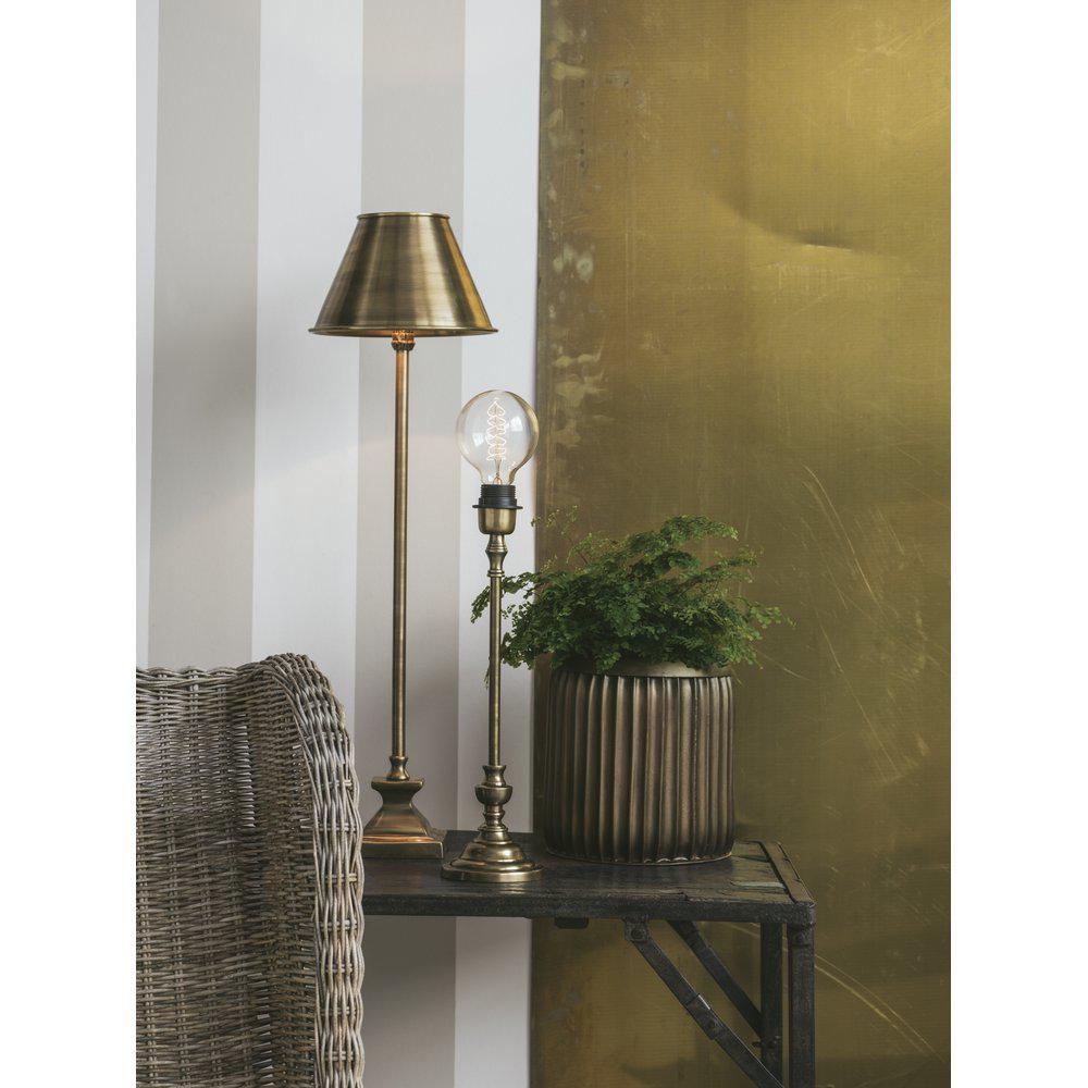 Lampfot / Antik mässing / 58cm