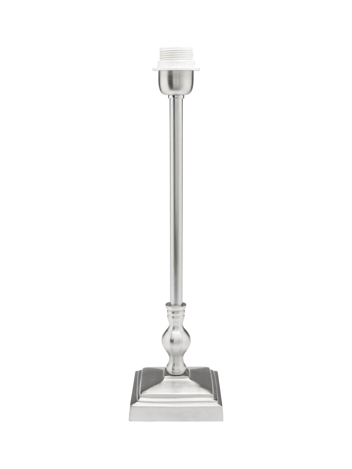 Lampfot / Matt Chrome / 45cm