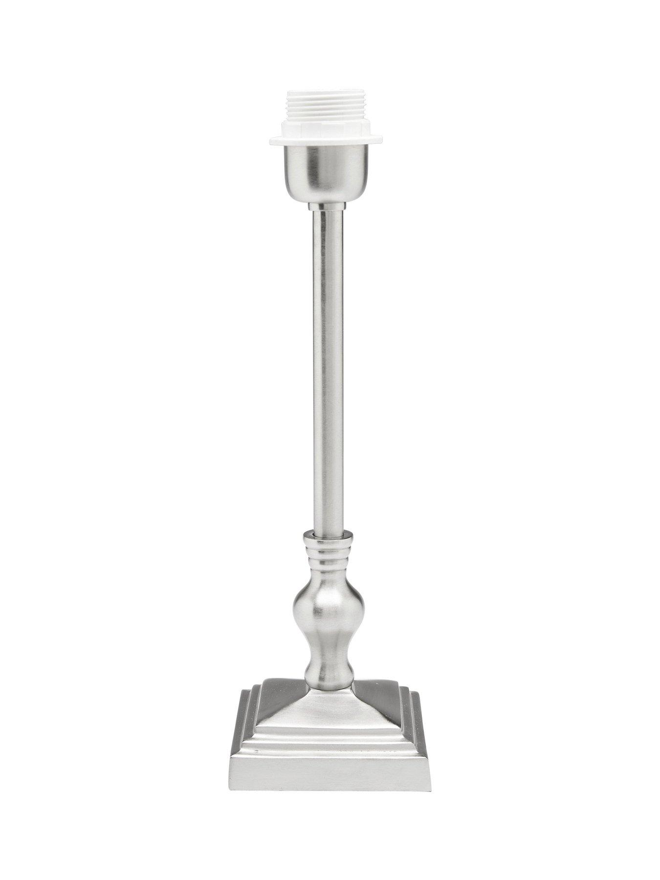Lampfot / Matt Chrome / 36cm