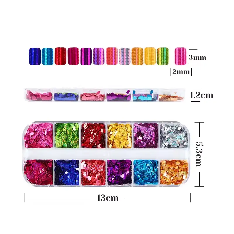 Nageldecoratie glitter - 2