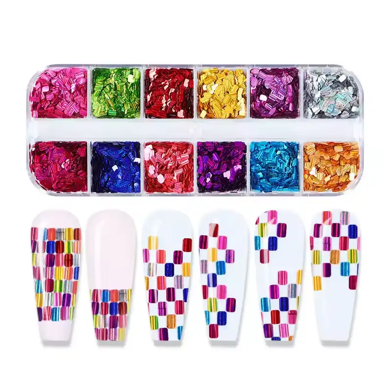 Nageldecoratie glitter